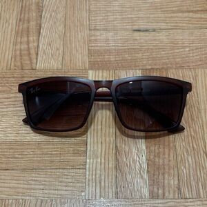Ray-Ban Dark Brown Men's Sunglasses
